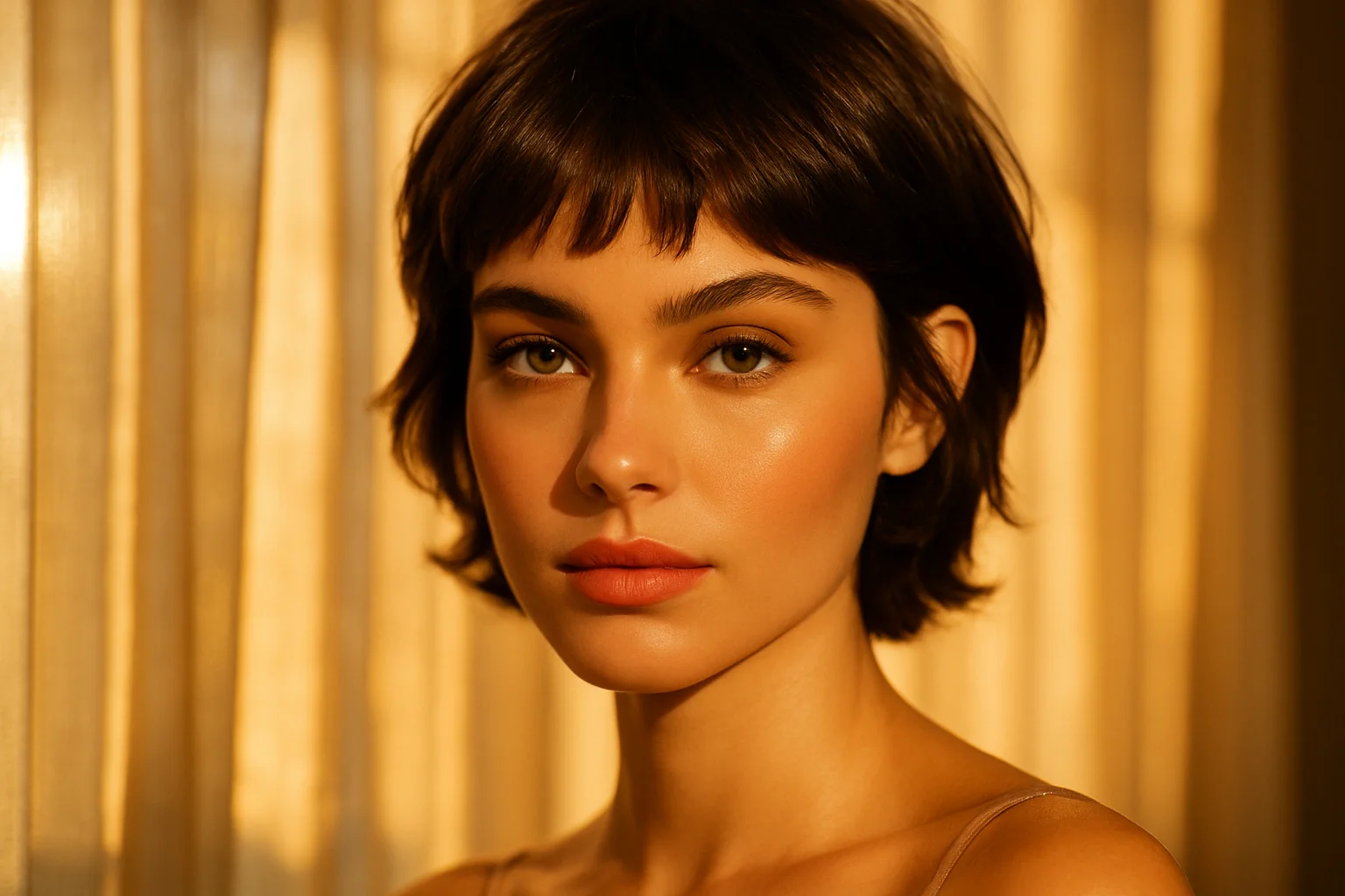 tendências de cabelo para 2025, Kitty Cut